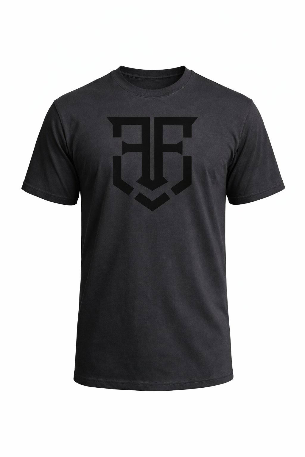 Charcoal Fourfold Icon Shirt (Black Logo)